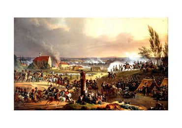 Schlacht bei Raszyn 1809 von January Suchodolski - Historisches Kunstposter