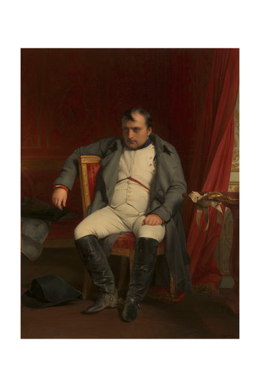 Poster Napoleone a Fontainebleau - Paul Delaroche Arte Storica dell'Impero Francese