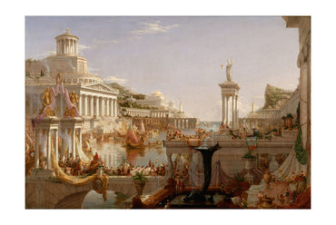 Poster Il Corso del Compimento dell'Impero - Thomas Cole Impero Classico Arte Murale