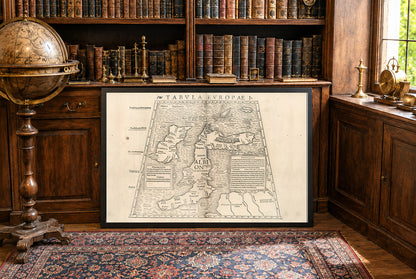 Isole Britanniche 1540 - Mappa storica dell'era Tudor