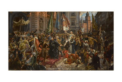 Póster Constitución del 3 de Mayo de 1791 - Jan Matejko Arte Histórico Polaco