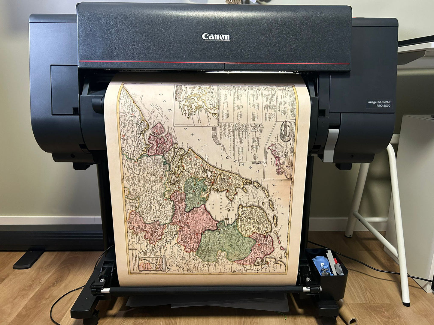 Repubblica Olandese 1740 - Mappa storica dei Paesi Bassi
