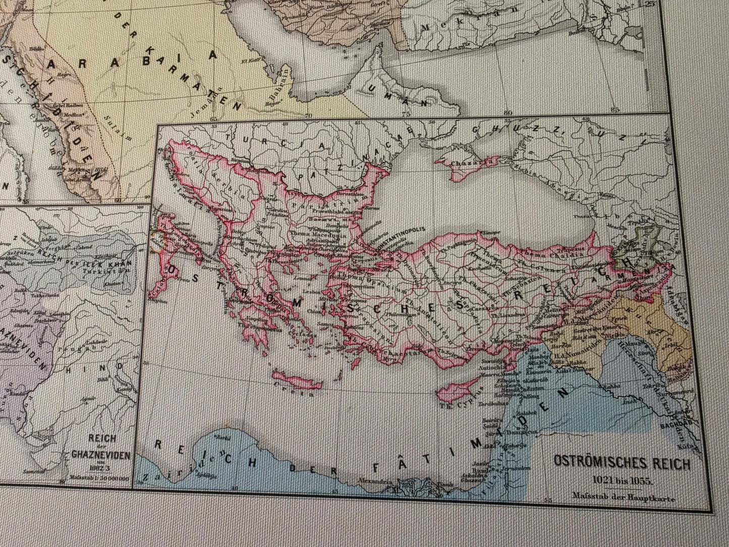 Świat Islamski 945–1055 - Mapa Bujidów, Fatymidów i Abbasydów