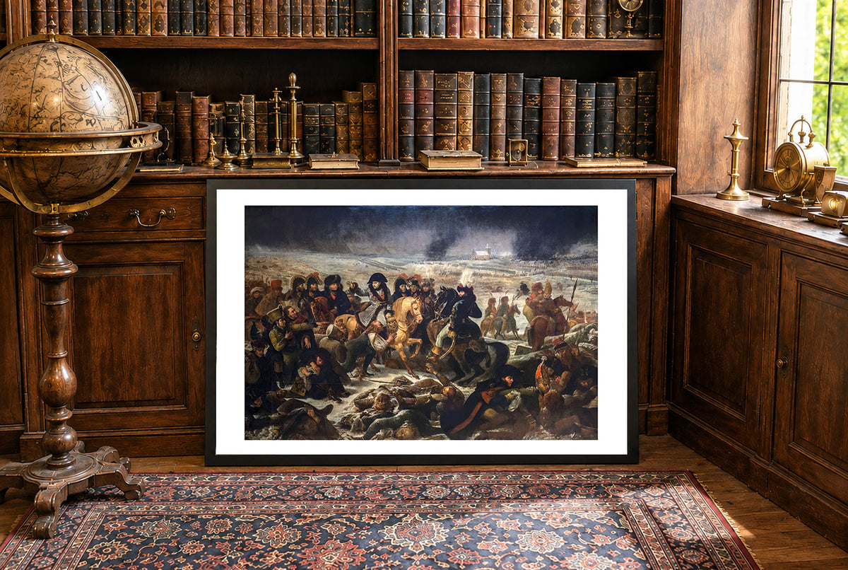 Napoléon sur le Champ de Bataille d'Eylau 1808 – Antoine-Jean Gros – Affiche Peinture Historique