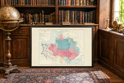 Poland’s Changing Borders 10th Century-1770 - Maurice Fallex Historical Map Poster