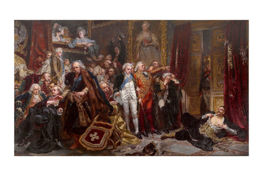 Póster Rejtan La Caída de Polonia - Jan Matejko Arte de Pared Histórico Polaco