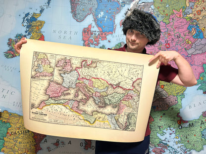 Römisches Reich n. Chr. 107 - Karte des Reiches unter Trajan
