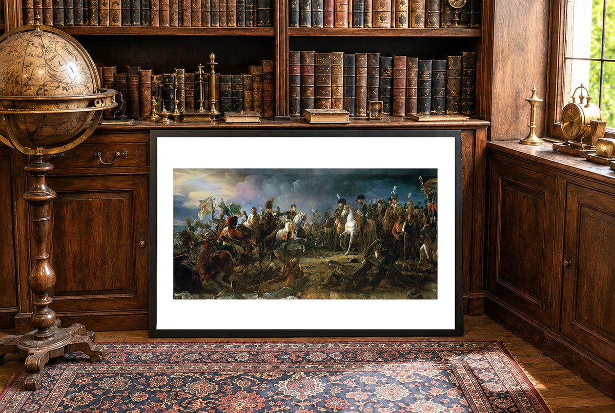 La Bataille d'Austerlitz 1810 - François Gérard - Napoléon Bonaparte et Guerres Napoléoniennes - Affiche Peinture Historique