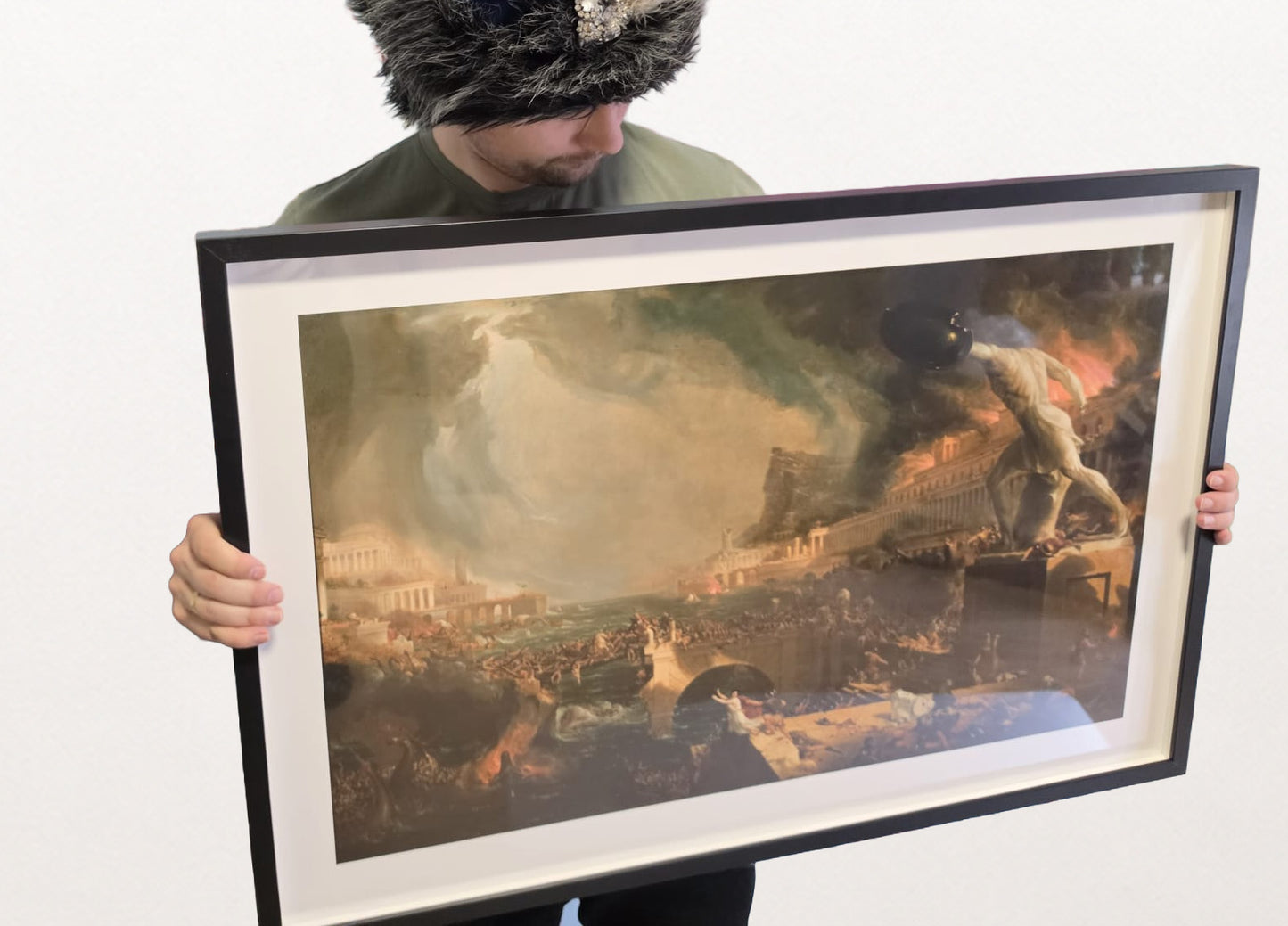 Der Verlauf der Zerstörung des Imperiums Poster - Thomas Cole Romantische Landschaft Wandkunst