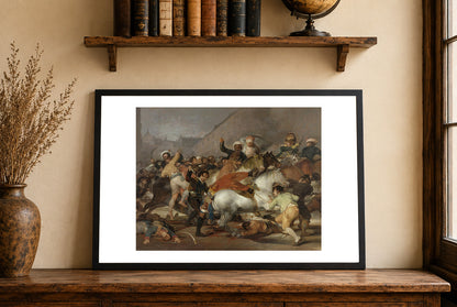 The Second of May 1808 - Francisco Goya - Madrid Uprising & Napoleonic Wars Historical Painting Poster